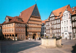 72958237 Hildesheim Marktplatz Mit Baeckeramtshaus Knochenhaueramtshaus Fachwerk - Hildesheim