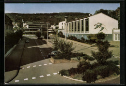 AK Plochingen /Neckar, Hallenbad Und Neues Gymnasium, VW Käfer  - Autres & Non Classés