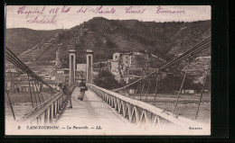 CPA Tain-Tournon, La Passerelle  - Tournon