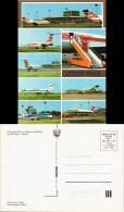 Prag Praha Letiště Praha Ruzyně Flughafen Airport Multi-View-Postcard 1980 - Czech Republic