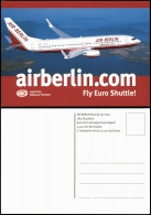 Ansichtskarte  AIR BERLIN Boeing 737-800: Flugzeuge - Airplane 1999 - 1946-....: Ere Moderne