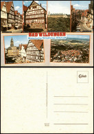 Bad Wildungen Mehrbildkarte Mit Brunnenstr., Schloß, Lindenstraße Uvm. 1980 - Bad Wildungen