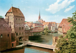 72957070 Lueneburg Partie An Der Abtsmuehle Bruecke Altstadt Lueneburg - Lüneburg