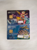 China, Tencent Games, (2pcs) - Tarjetas De Crédito (caducidad Min 10 Años)