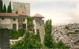 72956905 Granada Andalucia Vista Parcial De La Alhambra Y Del Albaicin Granada A - Other & Unclassified