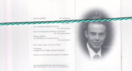 Guy Vanbiervliet-Simoen, Torhout 1975, Roeselare 2000. Foto - Obituary Notices