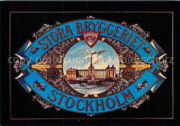 72954349 Stockholm The Grand Brewery 1891 - 1910 Brauerei Repro  - Sweden