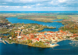 72953749 Waren Mueritz Fliegeraufnahme Hafen Tiefwaren See  Waren - Waren (Müritz)