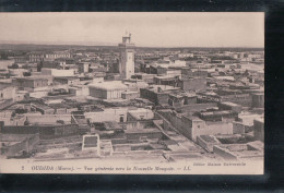 Cpa Oujda Vue Générale Vers La Nouvelle Mosquée - Andere & Zonder Classificatie