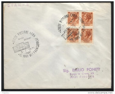 1971 LETTERA CON ANNULLO  RICCIONE   -  IL 1800 NEI FRANCOBOLLI - 1971-80: Poststempel