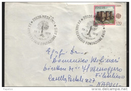 1978  LETTERA CON ANNULLO SPECIALE  XX ANNIVERSARIO FONDAZIONE AVIS  MEDA MILANO - 1971-80: Storia Postale