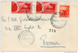 1946 LETTERA  ESPRESSO CON ANNULLO  CATANIA - Eilpost/Rohrpost