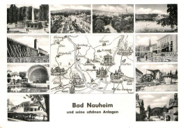 72952881 Bad Nauheim Und Seine Schoenen Anlagen Landkarte Bad Nauheim - Bad Nauheim