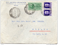 1935  LETTERA ESPRESSO CON ANNLLO  ROMA - Eilsendung (Eilpost)