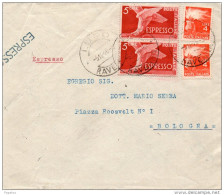 1946  LETTERA ESPRESSO CON ANNLLO LUGO RAVENNA - Express/pneumatic Mail