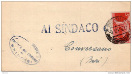 1947  LETTERA ESPRESSO CON ANNLLO  BRINDISII - Posta Espressa/pneumatica