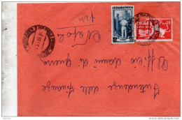 1951  LETTERA ESPRESSO CON ANNLLO  NAPOLI  - FRANCOBOLLO ROTTO - Express/pneumatic Mail