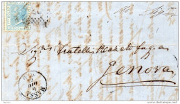 1867 LETTERA CON ANNULLO  MASSA - Poststempel