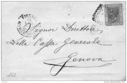 1865 LETTERA CON ANNULLO FIRENZE - Storia Postale