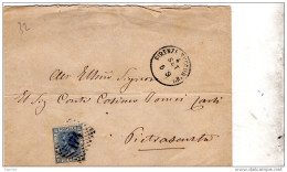 1869 LETTERA CON ANNULLO FIRENZE - Poststempel