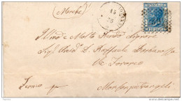 1875  LETTERA CON ANNULLO  S. GIOVANNI - Storia Postale