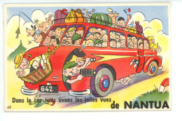 CARTE SYSTEME De NANTUA Complet Avec Son Dépliant 10 Vues ( Autocar ) - Nantua