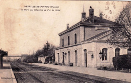 86 - Vienne - NEUVILLE De POITOU - La Gare Des Chemins De Fer De L Etat - Neuville En Poitou