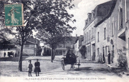 86 - Vienne - SAINT JEAN De SAUVES - Place Du Marché - Sonstige & Ohne Zuordnung