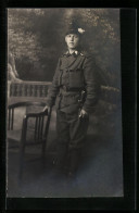 Foto-AK Österreichischer Gebirgsjäger In Uniform Mit Dolch  - Guerre 1914-18