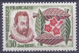 Francia 1961. YT = 1286 -  (*). Llegada Del Tabaco - Unused Stamps