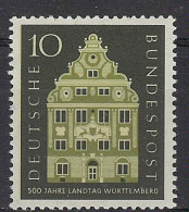 Germany 1957. Dieta De Wurtemberg M=279 Y=150  (**) - Nuevos