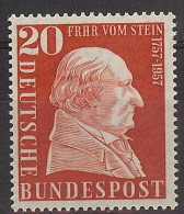 Germany 1957. Karl Von Stein M=277 Y=149  (**) - Nuovi