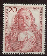 Germany 1957. Paul Gerhardt M=253 Y=132  (**) - Nuevos