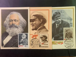 USSR 1968.70 R Marx. Lenin 3 MC - Lenin