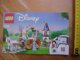 Livret Notice Catalogue Pour Le Jeu LEGO CENDRILLON CINDERELLA 41159 - Catalogs