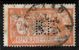 1 04	09	11	N°	145	Perforé	-	B.F. 96	-	BA NQUE De FRANCE - Usados