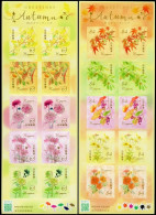 Japon Nippon 2022 11136/45 Fleurs D'automne - Altri & Non Classificati