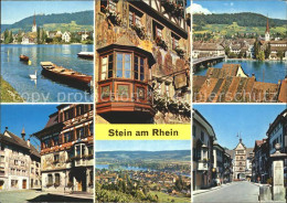 12366946 Stein Rhein Total Erker Rheinpartie Teilansichten Stadttor Stein Am Rhe - Andere & Zonder Classificatie