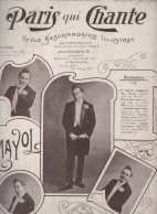 Revue PARIS QUI CHANTE N°280 Du 14juin 1908   Couverture MAYOL  (CAT4088 / 280) - Música