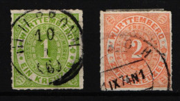 Württemberg 36-37 Gestempelt #KY479 - Used