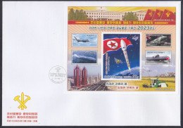 NORTH KOREA 2024 Ballistic Missile,Drone,Rocket Launch,NATA,Aerospace,Satellite,Submarine,Army, Imperf MNH (**) - Korea, North