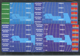 Kiribati Markenkarten 631-54 Postfrisch Landkarte #JK565 - Kiribati (1979-...)