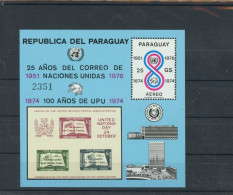 Paraguay Block 283 Postfrisch Vereinte Nationen #JK876 - Paraguay