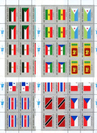 UNO New York Kleinbogen 373-388 Postfrisch Flaggen #ID371 - Sonstige & Ohne Zuordnung