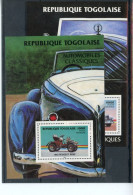 Togo Block 253-54 Postfrisch Automobile #HK866 - Togo (1960-...)