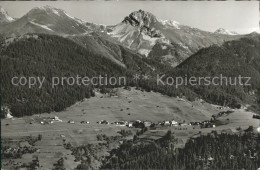 12340176 Wiesen Davos GR Graubuenden Mit Valbellahorn Davos Wiesen - Sonstige & Ohne Zuordnung