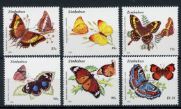 Simbabwe 488-493 Postfrisch Schmetterling #JP176 - Zimbabwe (1980-...)