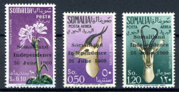 Somalia 1-3 Postfrisch #HC087 - Somalia (1960-...)