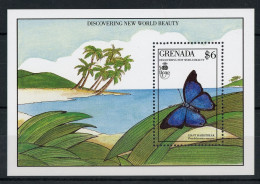 Grenada Block 240 Postfrisch Schmetterlinge #HB114 - Grenada (1974-...)