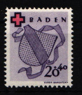 Französische Zone Baden 43A Postfrisch #KX614 - Bade